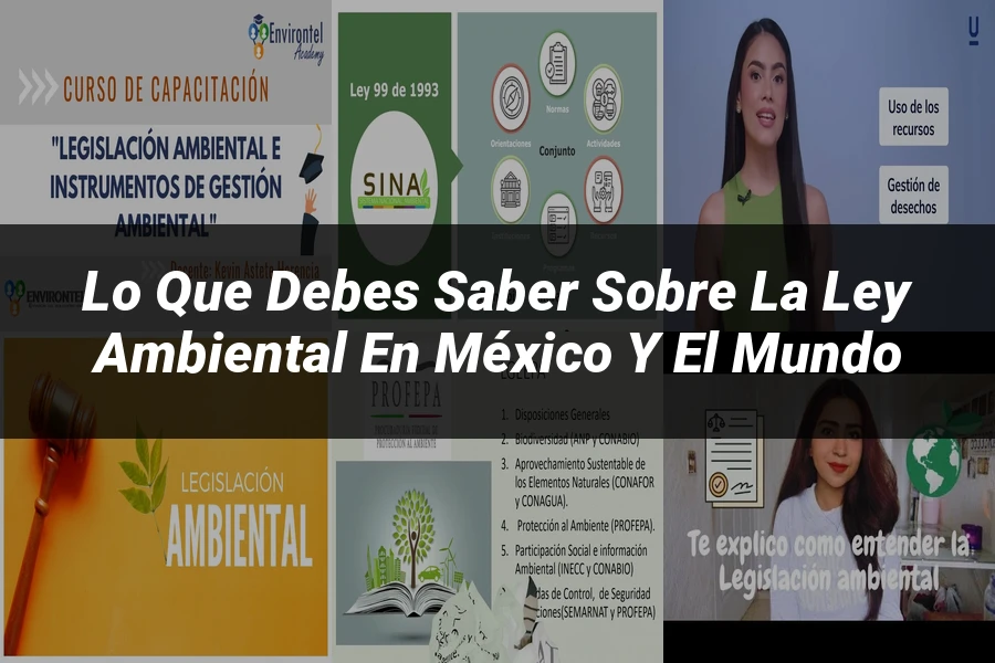 "Lo Que Debes Saber Sobre la Ley Ambiental en México y el Mundo"