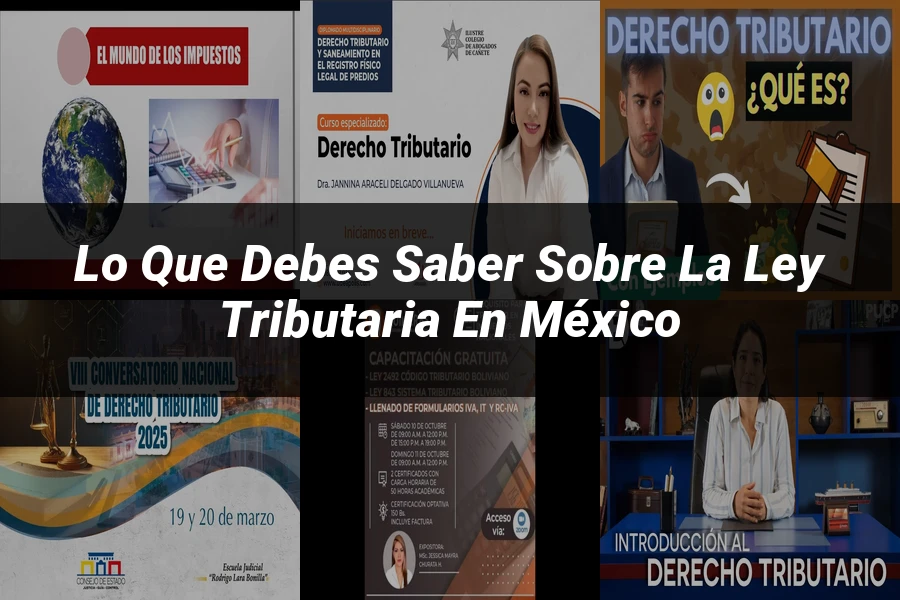 "Lo Que Debes Saber Sobre la Ley Tributaria en México"