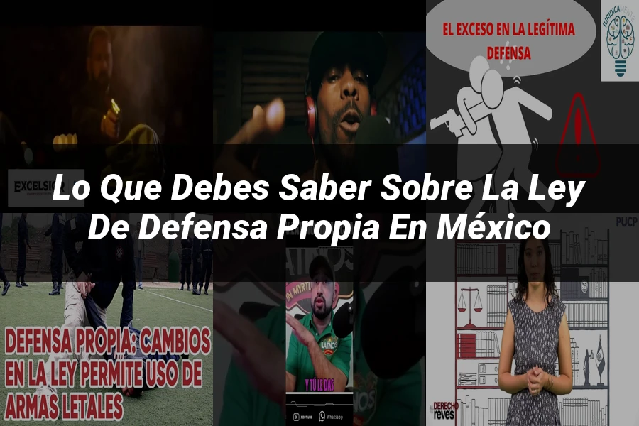 "Lo Que Debes Saber Sobre la Ley de Defensa Propia en México"