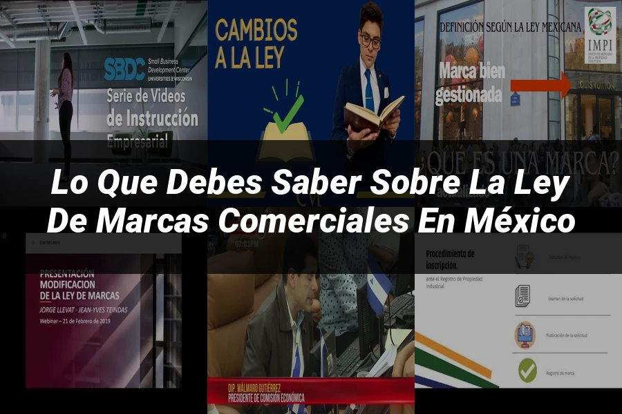 "Lo Que Debes Saber Sobre la Ley de Marcas Comerciales en México"