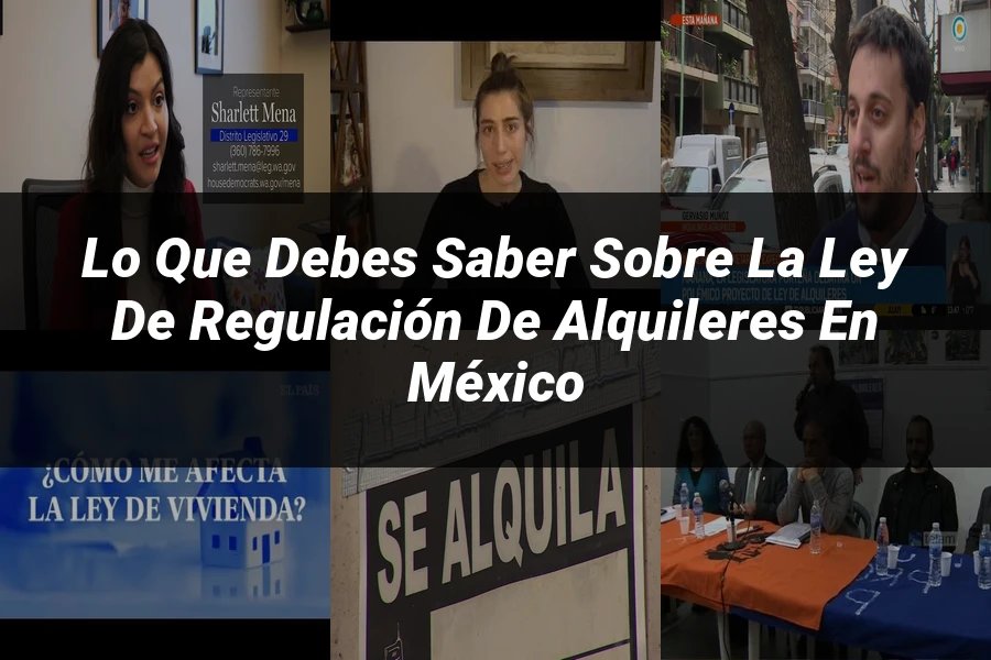 "Lo Que Debes Saber Sobre la Ley de Regulación de Alquileres en México"