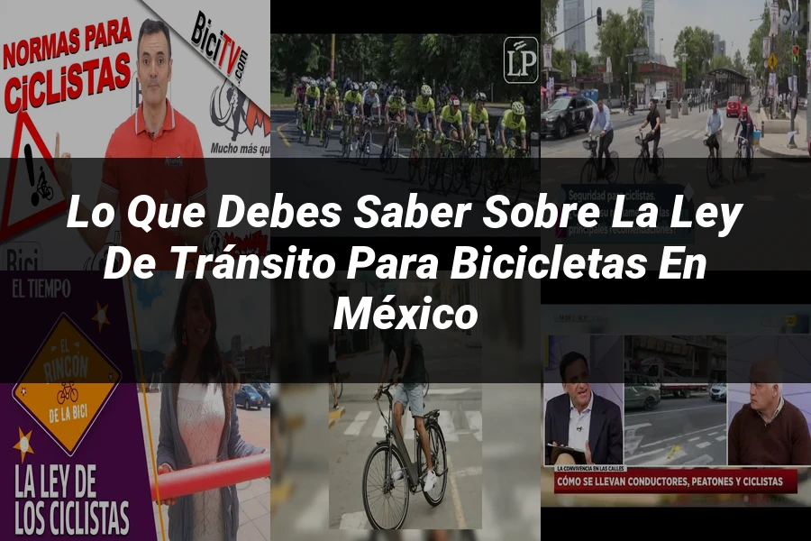 "Lo Que Debes Saber Sobre la Ley de Tránsito para Bicicletas en México"