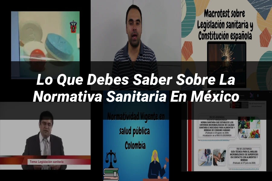 "Lo Que Debes Saber Sobre la Normativa Sanitaria en México"