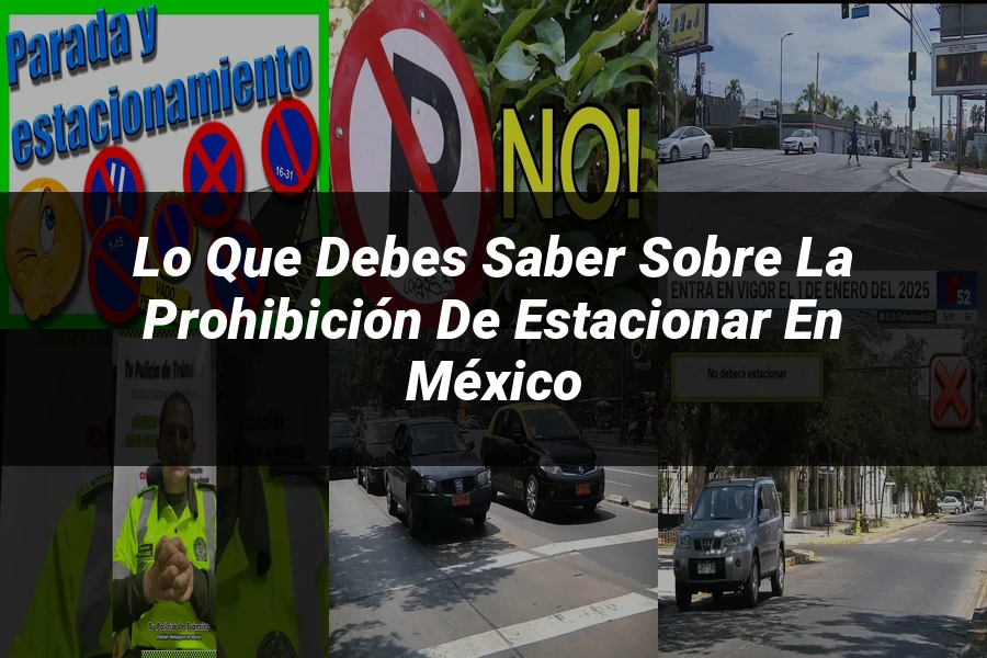 "Lo Que Debes Saber Sobre la Prohibición de Estacionar en México"
