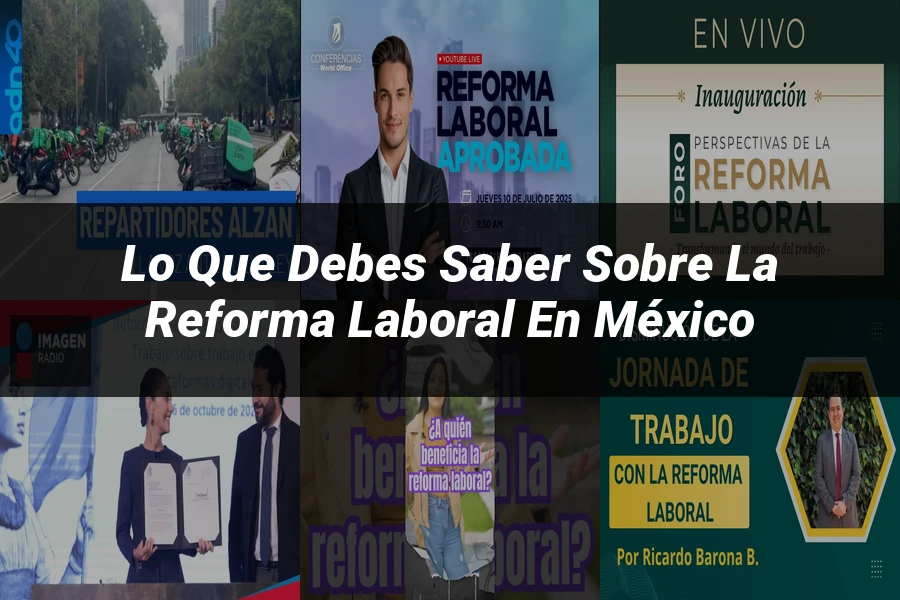 "Lo Que Debes Saber Sobre la Reforma Laboral en México"