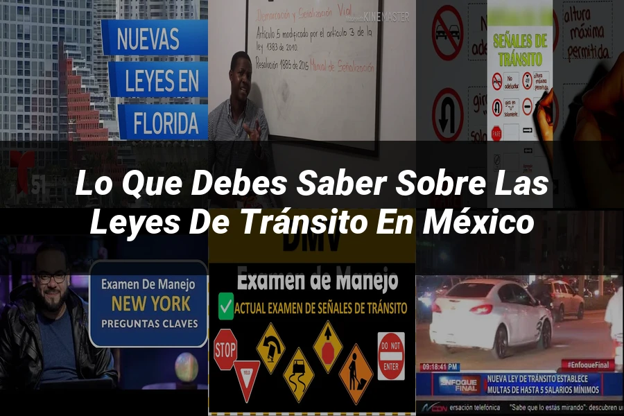 "Lo Que Debes Saber Sobre las Leyes de Tránsito en México"