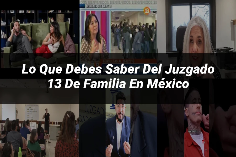 "Lo Que Debes Saber del Juzgado 13 de Familia en México"
