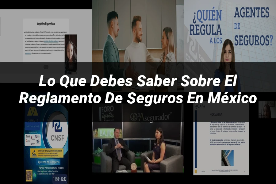 "Lo Que Debes Saber sobre el Reglamento de Seguros en México"