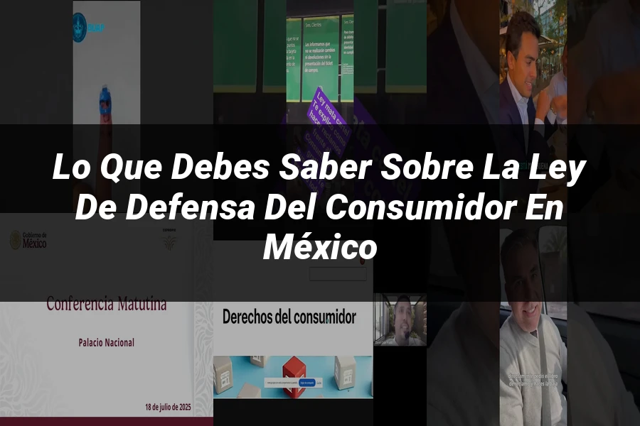 "Lo Que Debes Saber sobre la Ley de Defensa del Consumidor en México"