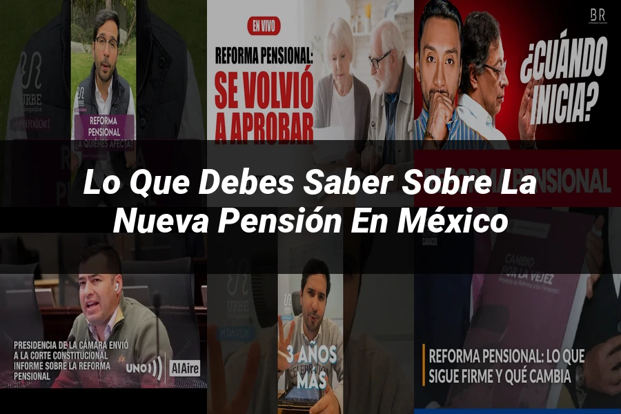 "Lo Que Debes Saber sobre la Nueva Pensión en México"