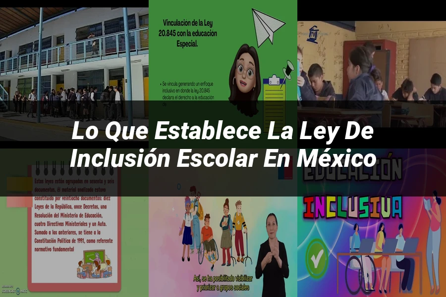 "Lo Que Establece la Ley de Inclusión Escolar en México"