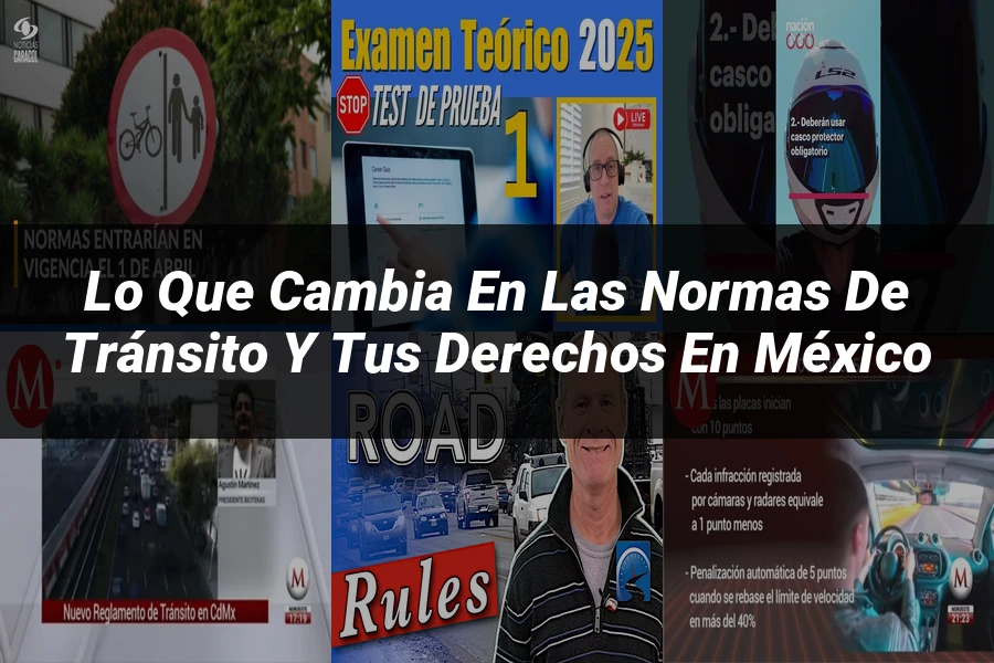 "Lo que Cambia en las Normas de Tránsito y Tus Derechos en México"