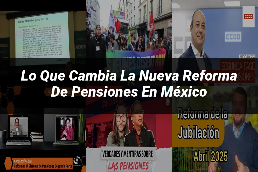 "Lo que Cambia la Nueva Reforma de Pensiones en México"
