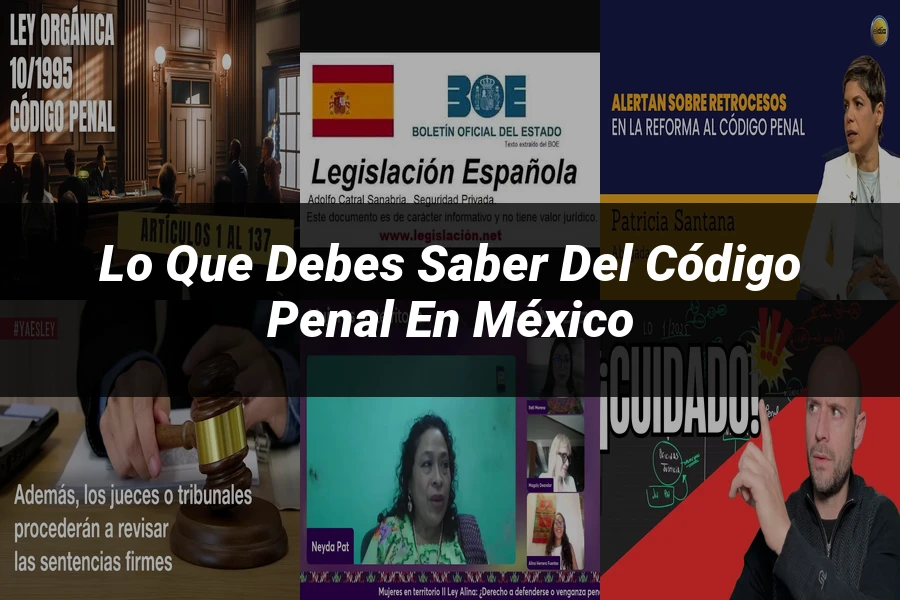 "Lo que Debes Saber del Código Penal en México"