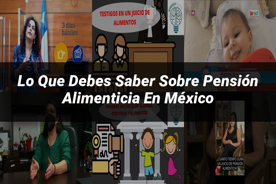 "Lo que Debes Saber sobre Pensión Alimenticia en México"