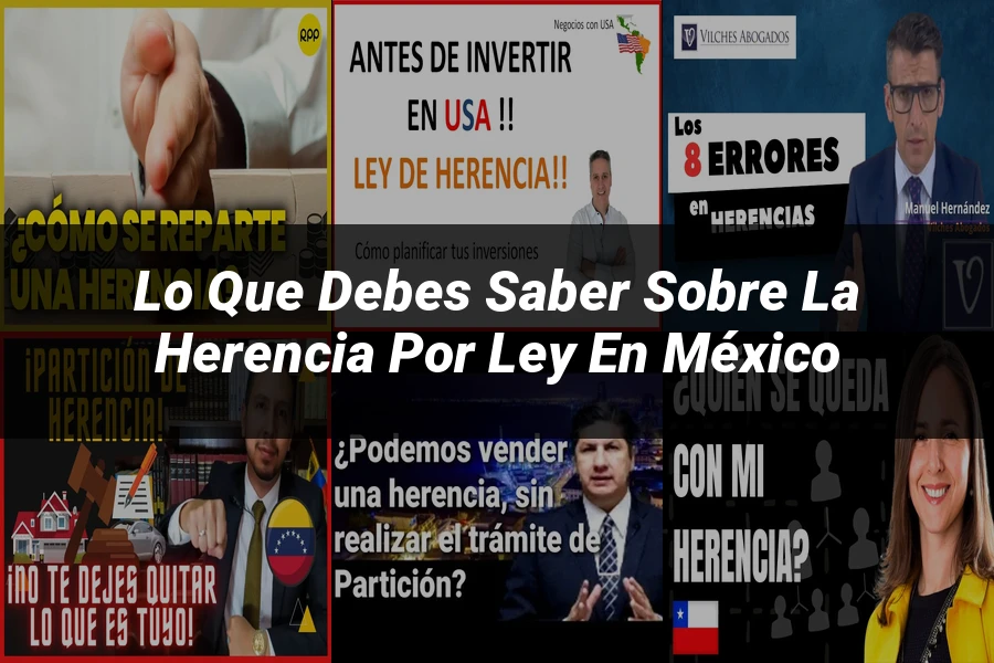 "Lo que Debes Saber sobre la Herencia por Ley en México"