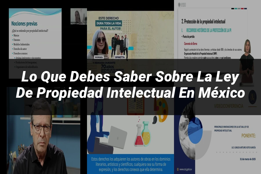 "Lo que Debes Saber sobre la Ley de Propiedad Intelectual en México"