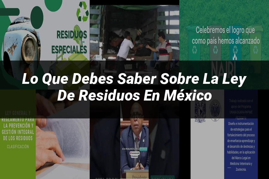 "Lo que Debes Saber sobre la Ley de Residuos en México"