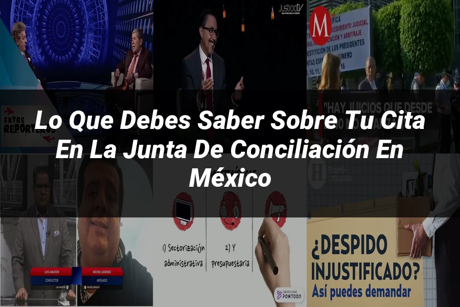 "Lo que Debes Saber sobre tu Cita en la Junta de Conciliación en México"
