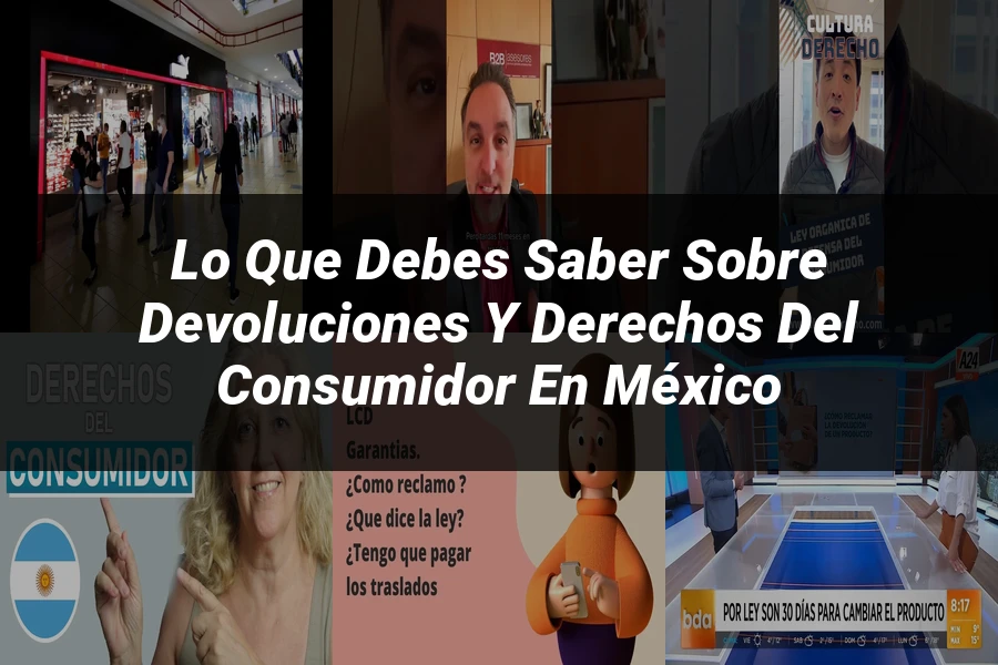 "Lo que debes saber sobre devoluciones y derechos del consumidor en México"