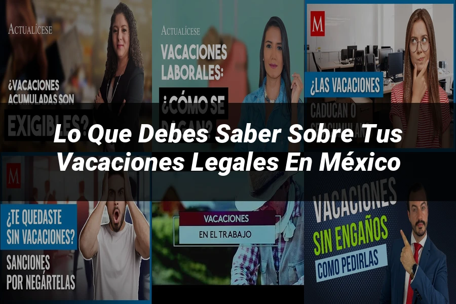 "Lo que debes saber sobre tus vacaciones legales en México"
