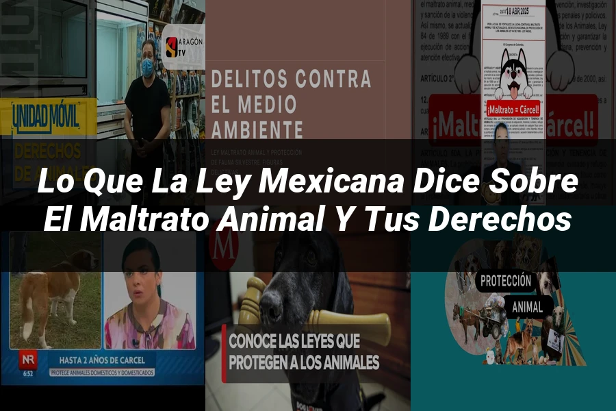 "Lo que la Ley Mexicana Dice sobre el Maltrato Animal y tus Derechos"