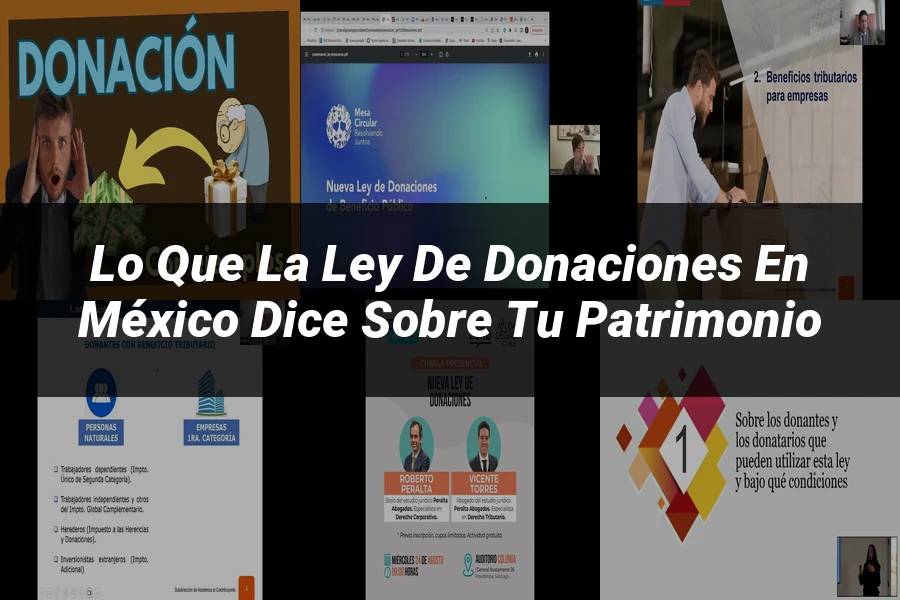 "Lo que la Ley de Donaciones en México Dice sobre tu Patrimonio"