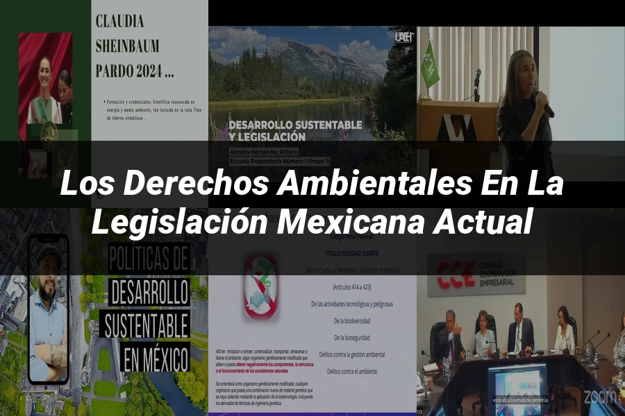 "Los Derechos Ambientales en la Legislación Mexicana Actual"