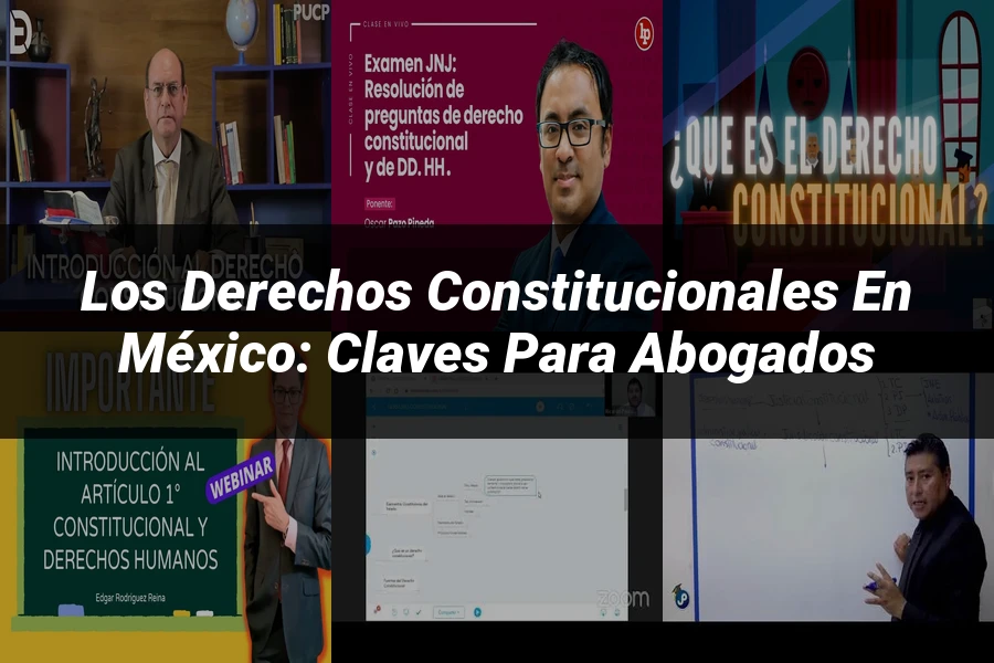 "Los Derechos Constitucionales en México: Claves para Abogados"