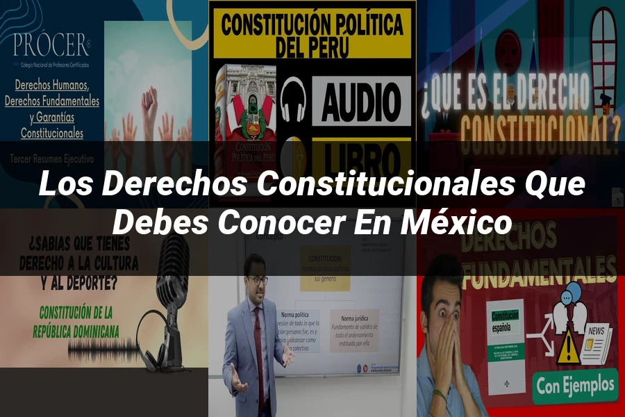 "Los Derechos Constitucionales que Debes Conocer en México"