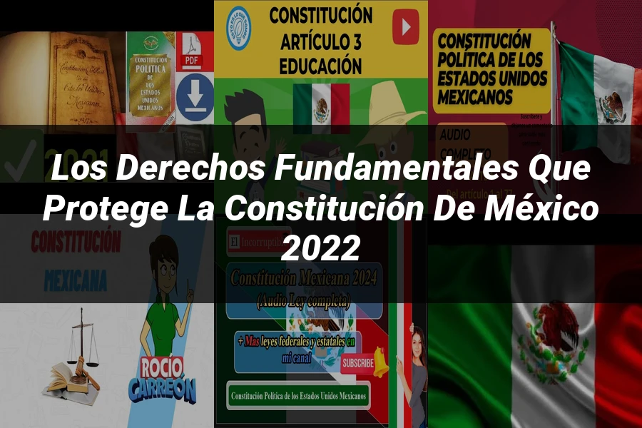 "Los Derechos Fundamentales que Protege la Constitución de México 2022"