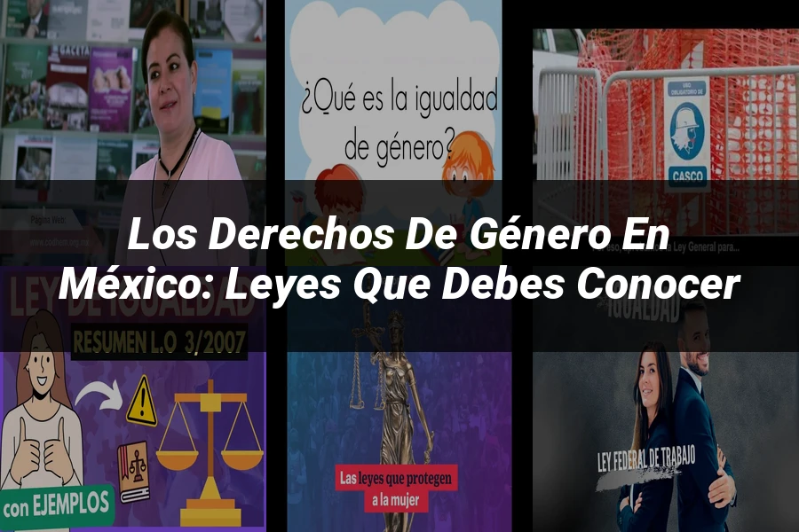 "Los Derechos de Género en México: Leyes que Debes Conocer"