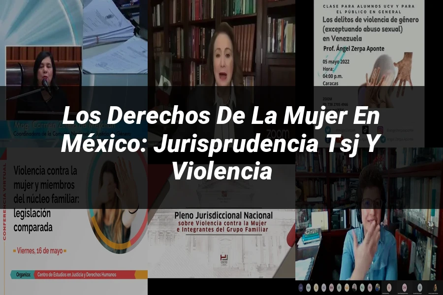 "Los Derechos de la Mujer en México: Jurisprudencia TSJ y Violencia"