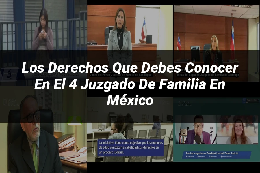"Los Derechos que Debes Conocer en el 4 Juzgado de Familia en México"