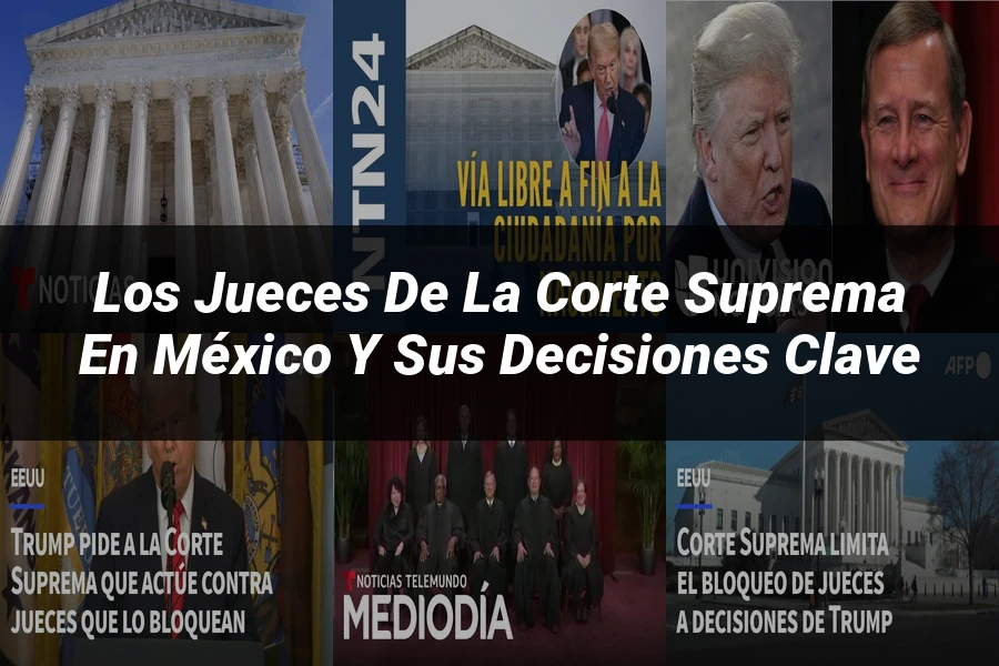 "Los Jueces de la Corte Suprema en México y sus Decisiones Clave"
