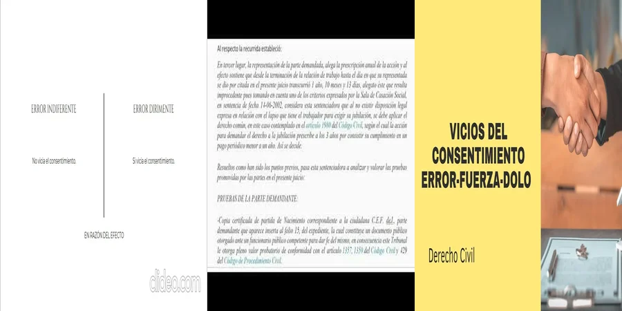 "Los Vicios del Consentimiento en la Jurisprudencia Mexicana: Claves"