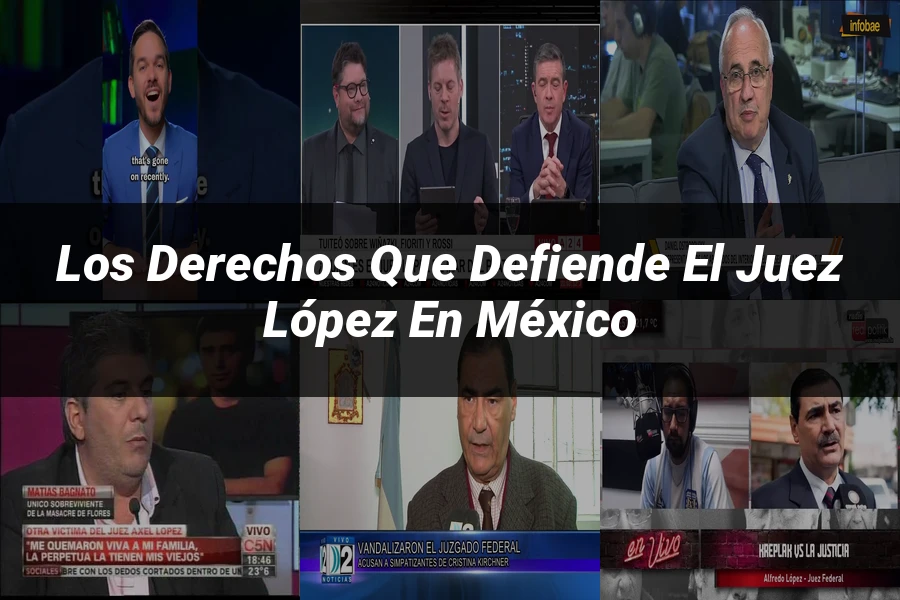 "Los derechos que defiende el juez López en México"