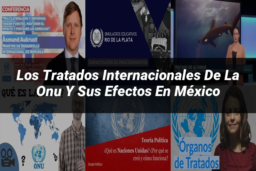 "Los tratados internacionales de la ONU y sus efectos en México"