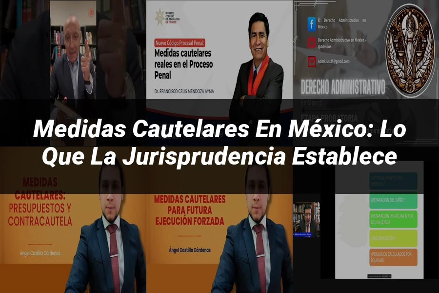 "Medidas Cautelares en México: Lo Que la Jurisprudencia Establece