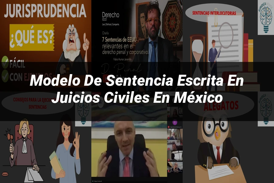 "Modelo de Sentencia Escrita en Juicios Civiles en México"