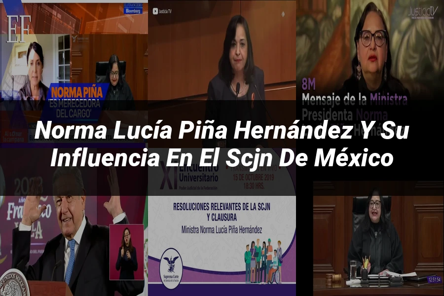 "Norma Lucía Piña Hernández y su Influencia en el SCJN de México"