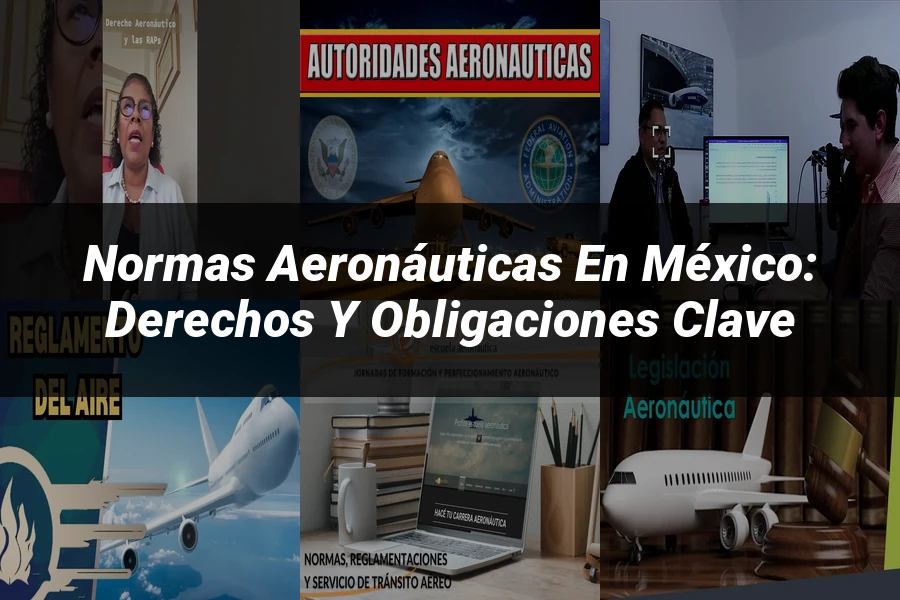 "Normas aeronáuticas en México: derechos y obligaciones clave"