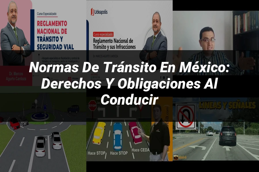 "Normas de tránsito en México: derechos y obligaciones al conducir"