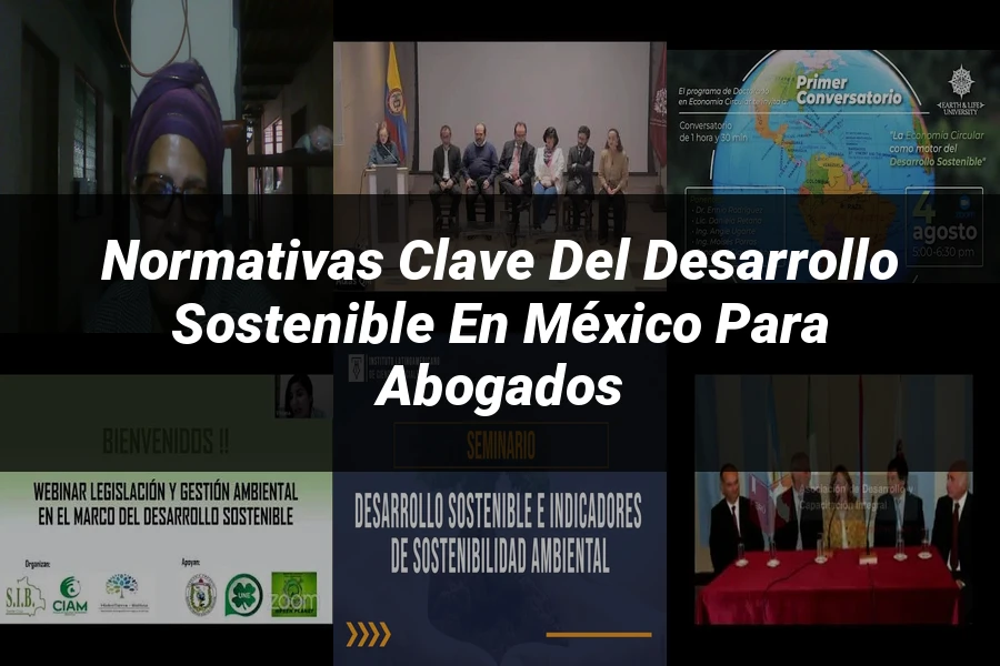 "Normativas Clave del Desarrollo Sostenible en México para Abogados"