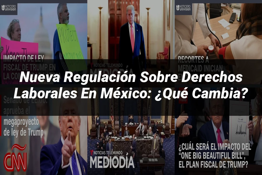 "Nueva regulación sobre derechos laborales en México: ¿qué cambia?"