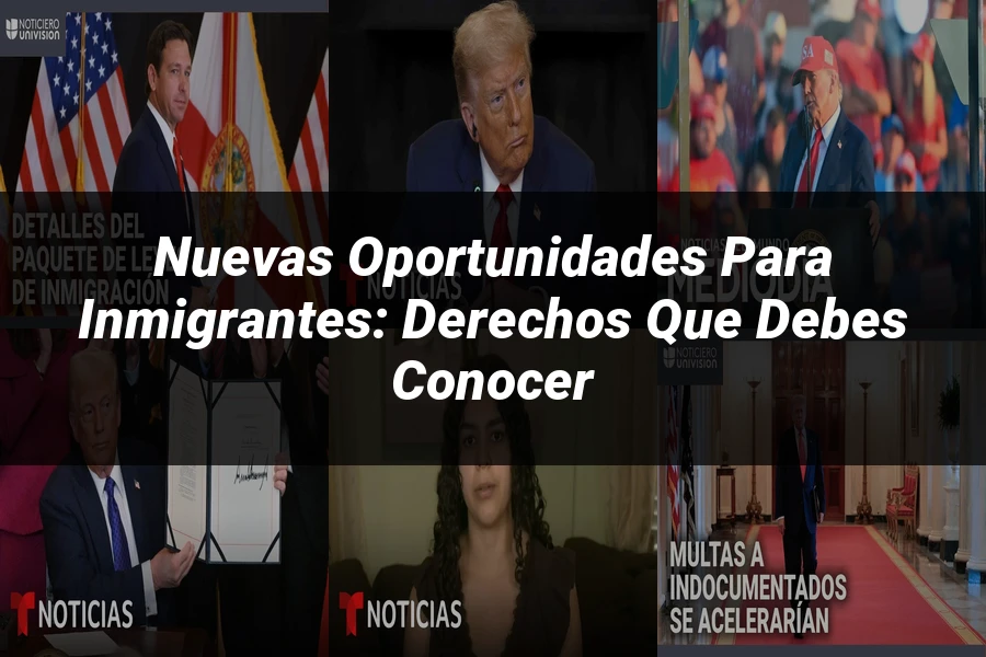 "Nuevas oportunidades para inmigrantes: derechos que debes conocer"