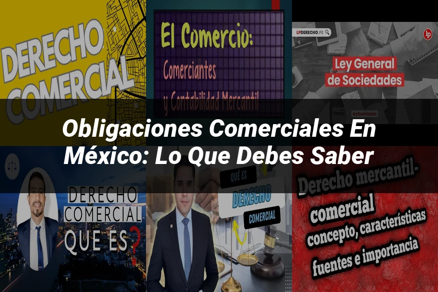 "Obligaciones Comerciales en México: Lo que Debes Saber"