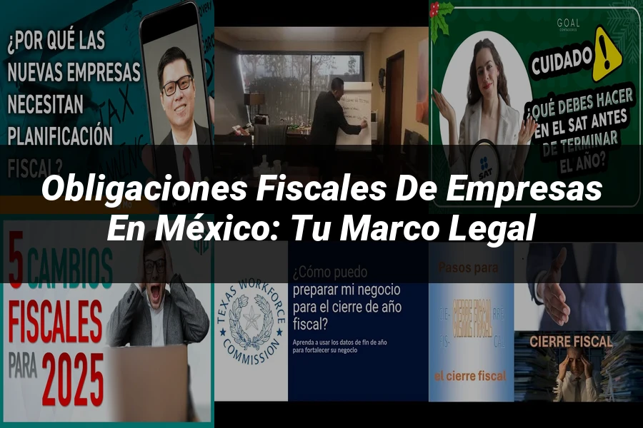 "Obligaciones Fiscales de Empresas en México: Tu Marco Legal"