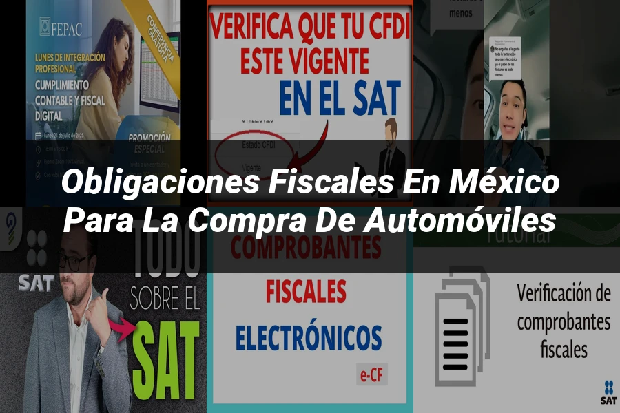 "Obligaciones Fiscales en México para la Compra de Automóviles"