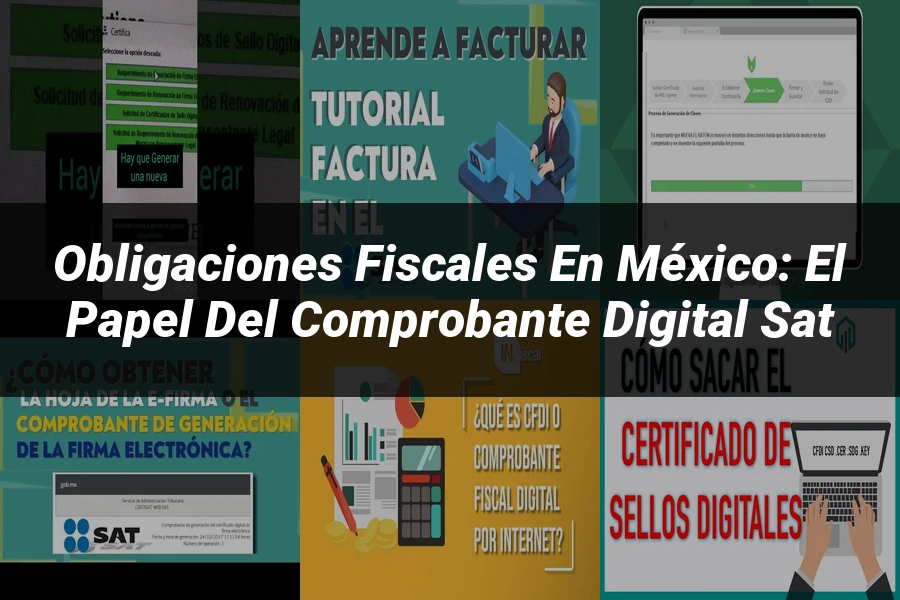 "Obligaciones Fiscales en México: El Papel del Comprobante Digital SAT"